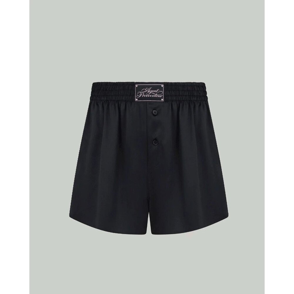 Agent Provocateur Men's Jax Black Silk Boxers XS